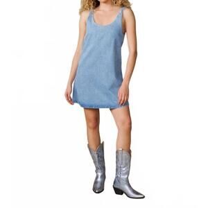 NEW EDWIN sage mini dress in tudor